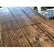 8cm! Altholz-Stil, Used-Look, Industrial, Waschtisch, Tischplatte, Antik, STRUKTUR, Eiche, 120x53x8cm
